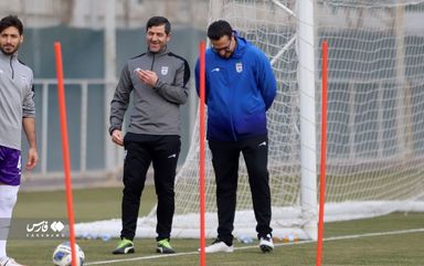 تمرینات تیم ملی فوتبال
