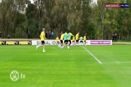 اولین حضور ارلینگ هالند در تمرینات دورتموند 2020