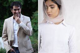 عکس همسر دوم شهاب حسینی با چفیه