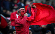 تجمع اعتراضی پرسپولیسی ها مقابل وزارت ورزش؛فیلم