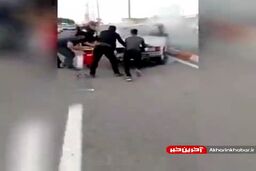 ویدئو|پیکان آتش گرفته بدون راننده استارت زد و راه افتاد