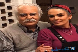 عکس سارا خوئینی‌ها در آغوش مرحوم پدرش