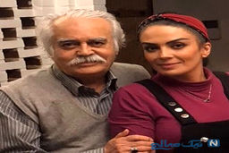 عکس سارا خوئینی‌ها در آغوش مرحوم پدرش