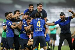 خوشحالی استقلالی ها بعد از آخرین ضربه پنالتی