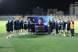 تصاویر تجلیل از اولین مربی ۱۰۰۰تایی فوتبال ایران