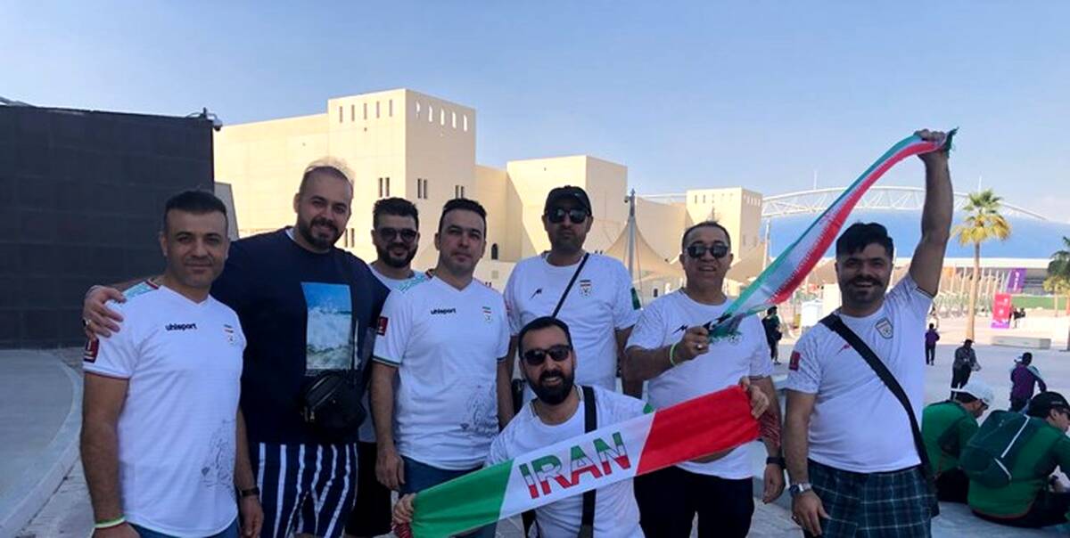 ایرانی ها بیشتر از آمریکایی ها در حاشیه استادیوم الثمامه