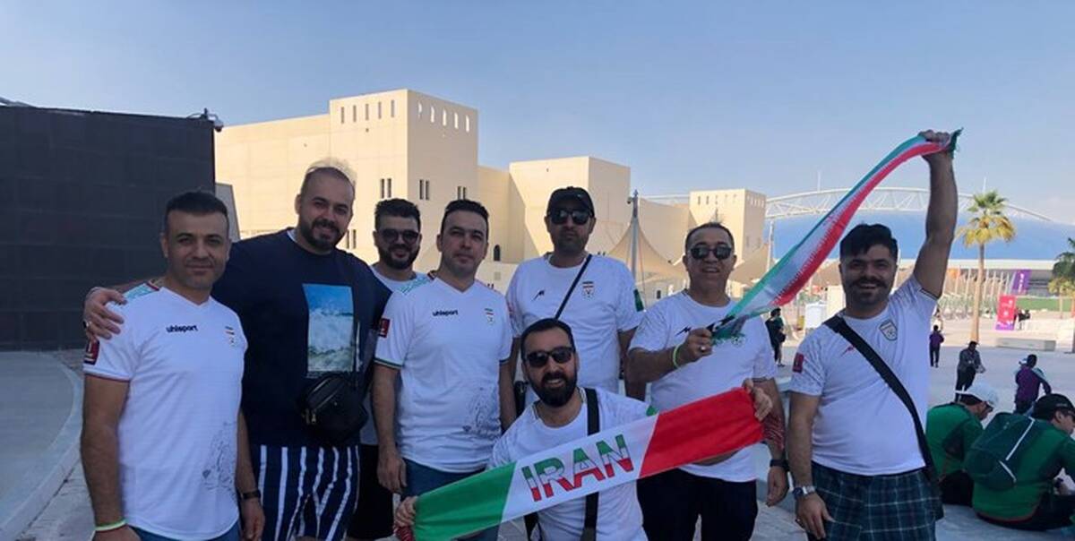 ایرانی ها بیشتر از آمریکایی ها در حاشیه استادیوم الثمامه