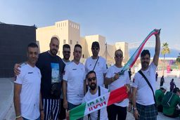 ایرانی ها بیشتر از آمریکایی ها در حاشیه استادیوم الثمامه