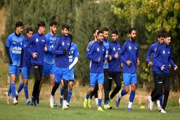 تمرین بارانی استقلال|گزارش و عکس