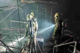 انفجار مرگبار و آتش سوزی وحشتناک در پارک وی تهران|تصاویر 4 جسد