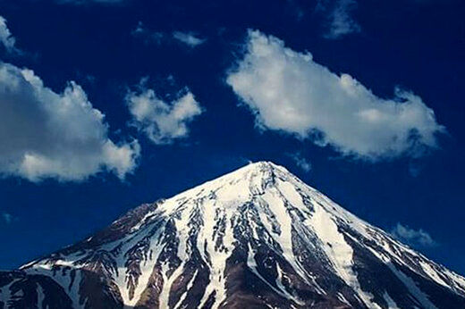 تصویر نگران کننده از قله دماوند