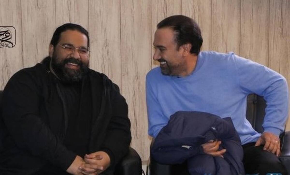 عکس خاص رضا صادقی با یک بازیگر مشهور