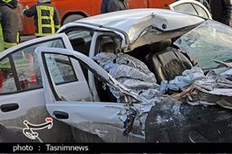 تصادف عجیب پراید در جاده الیگودرز | 6 سرنشین داشت! | آخرین وضعیت مصدومان
