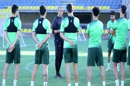 تمرین سنگین پر‌سپولیس در کاظمی|عکس