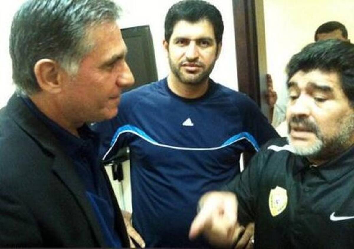 ماجرای جنجالی قاطی کردن کی‌روش برای مارادونا!