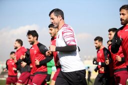 تمرین شاداب پرسپولیس با چهره جدید|تصاویر