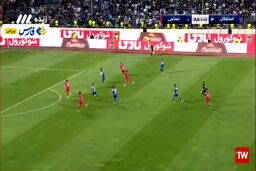 فیلم گل چهارم استقلال مقابل نساجی توسط محبی
