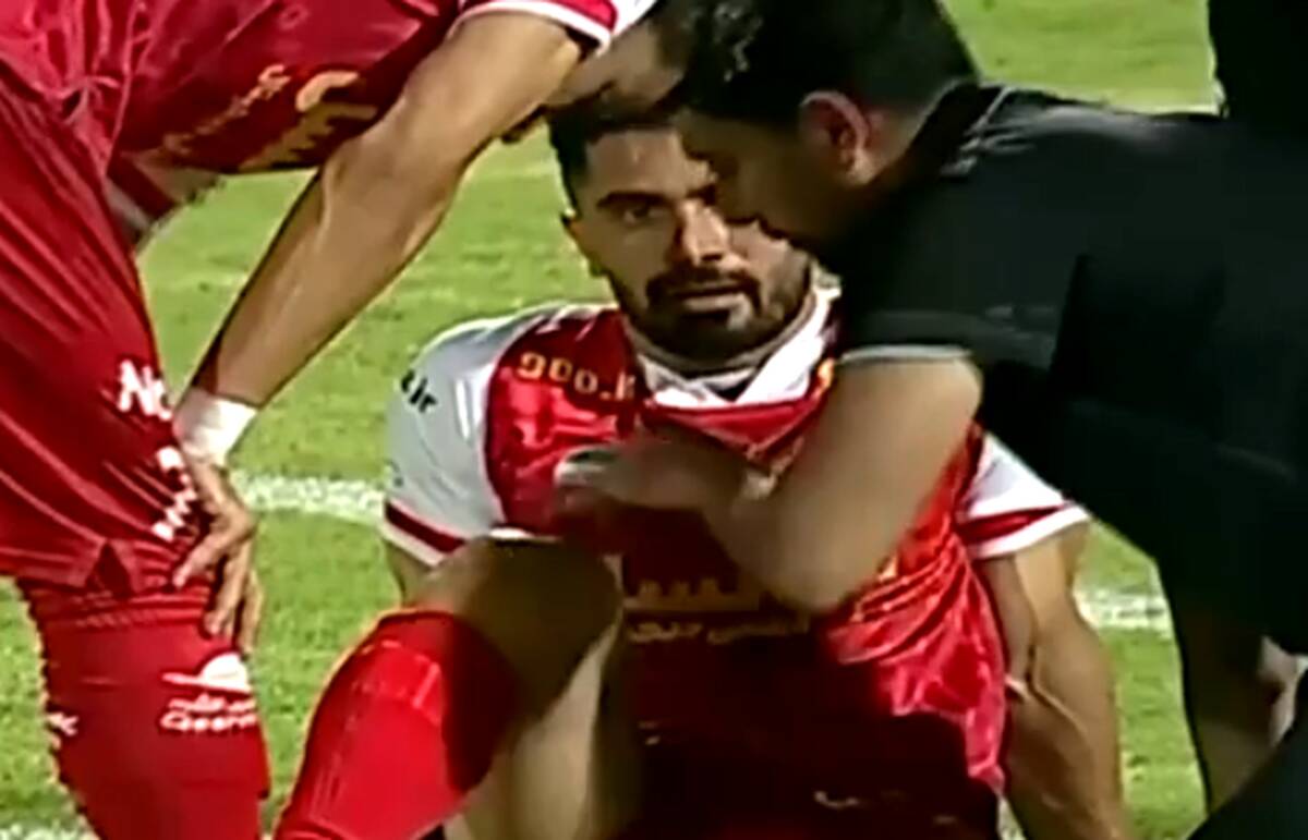 پرسپولیس در شوک؛کاپیتان مصدوم شد