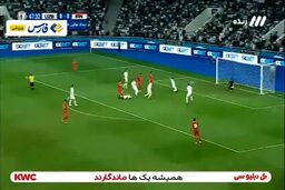 فیلم گل اول ایران به ازبکستان توسط آزمون