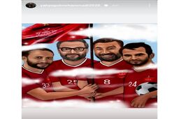 | استوری احساسی گل‌محمدی در آستانه بازی با نساجی|عکس