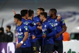 تصاویر شادی استقلالی‌ها بعد از گلزنی یامگا