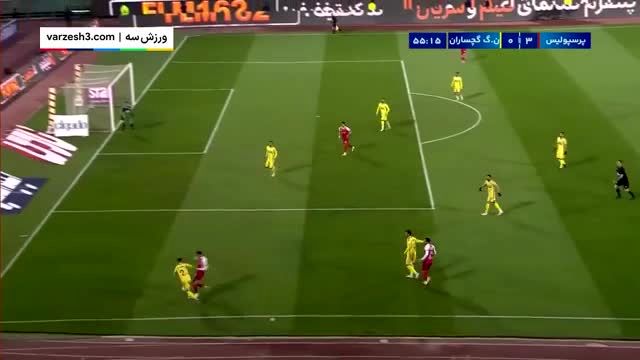 (ویدئو) گل سوم پرسپولیس به نفت و گاز توسط آل‌کثیر