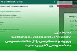  امنیت واتس اپ خود را زیاد کنید+ترفند‌ها