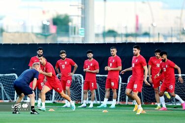 تمرینات تیم ملی قطر
