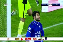 فیلم|گل مشکوک به آفساید صنعت نفت مقابل استقلال