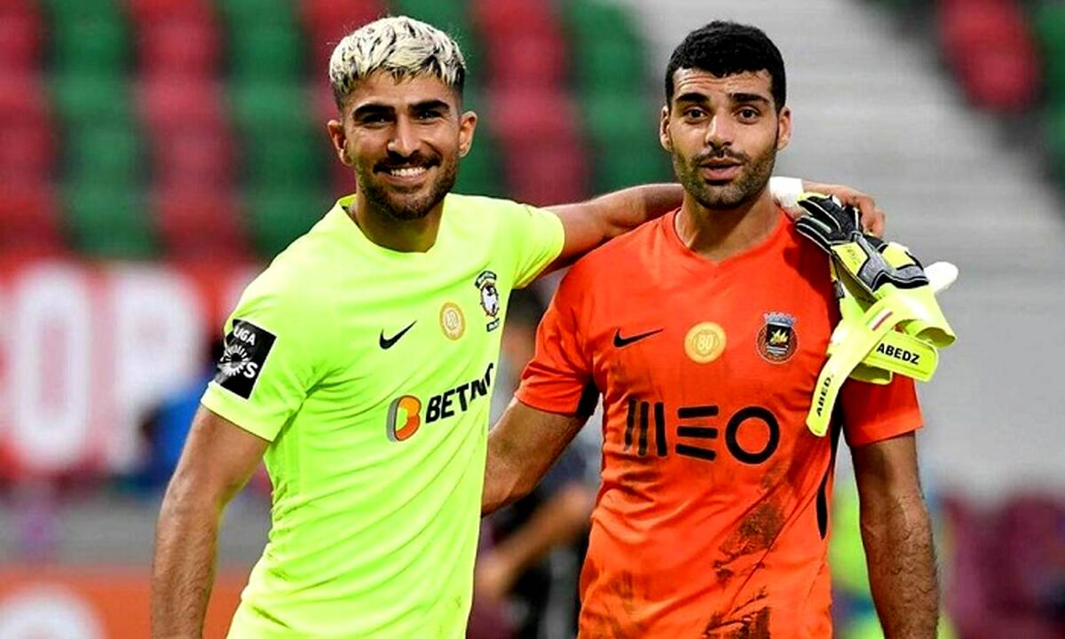 عکس یادگاری جالب طارمی و عابدزاده در پرتغال