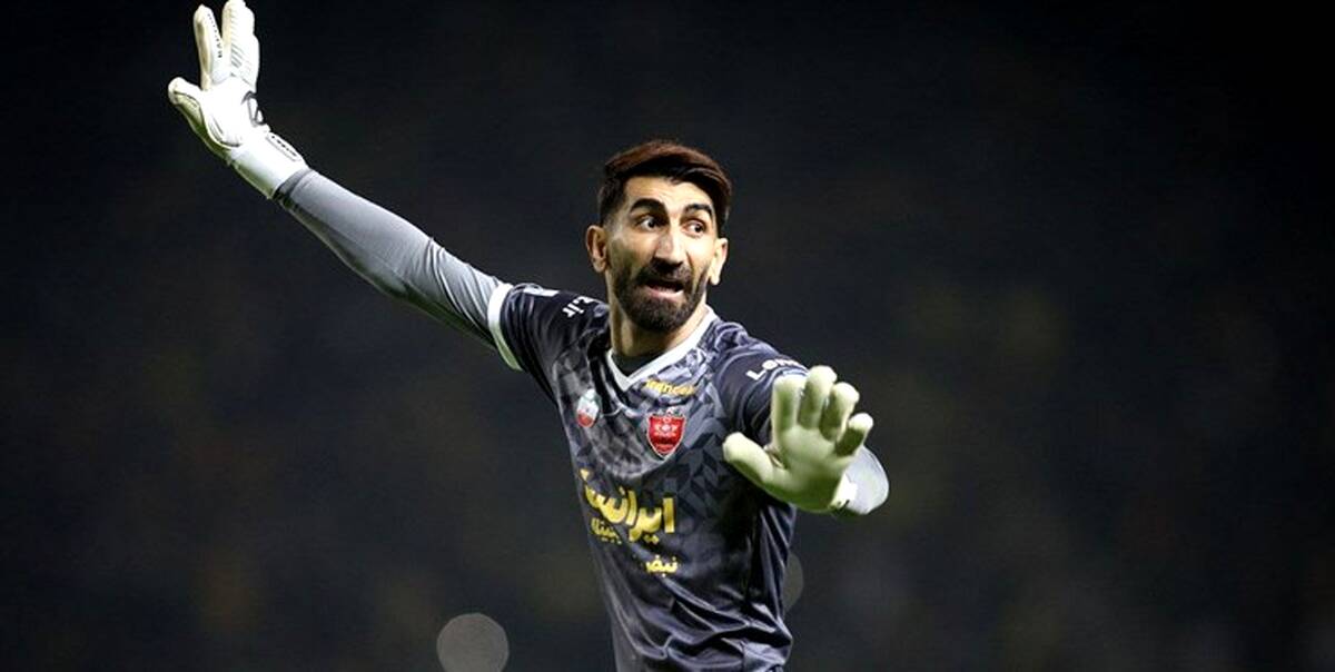 بیرانوند:پرسپولیس 100 درصد مدعی قهرمانی است
