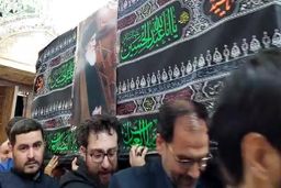 فیلمی متفاوت از مراسم تدفین پیکر استاد فاطمی نیا