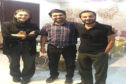 دو تصویر از عقد ساده نوید محمدزاده و فرشته حسینی در عید غدیر