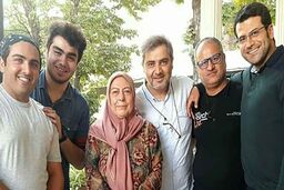 همسر واقعی روزبه حصاری+عکس