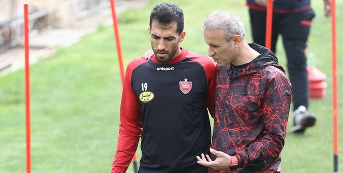 عکس|حضور پروین و خوردبین در تمرین پرسپولیس