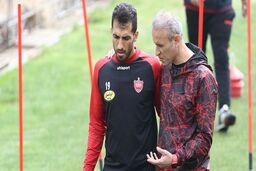 عکس|حضور پروین و خوردبین در تمرین پرسپولیس