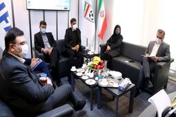 عکس:دیدار اعضای هیات رئیسه با میرشاد ماجدی