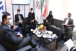 عکس:دیدار اعضای هیات رئیسه با میرشاد ماجدی