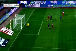 گل پرسپولیس به گل گهر|اولین گل زاهدی با حضور هواداران