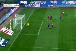 گل پرسپولیس به گل گهر|اولین گل زاهدی با حضور هواداران