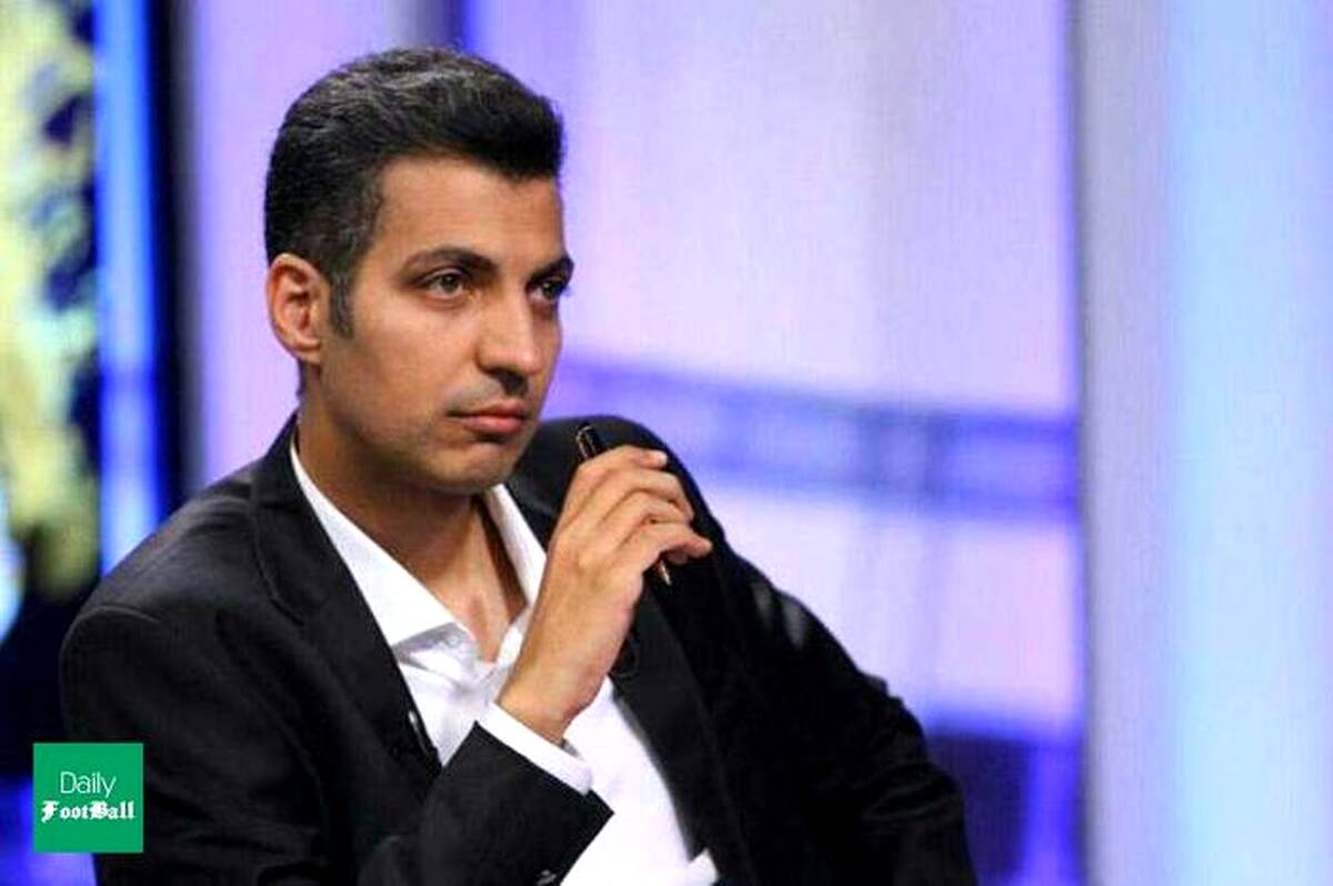 محل استقرار فردوسی پور در ورزشگاه برای گزارش|عکس