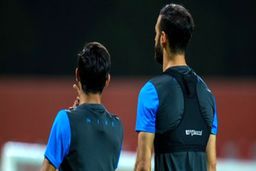  نوراللهی و قایدی در تمرین پیش از اولین بازی