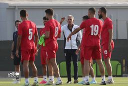 تصاویر آخرین تمرین تیم ملی پیش از بازی با انگلیس