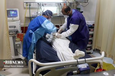 تلخ ترین تصاویر کرونایی در بیمارستان