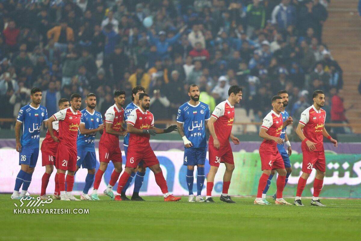 دربی پرسپولیس و استقلال با حضور مانچینی در آزادی