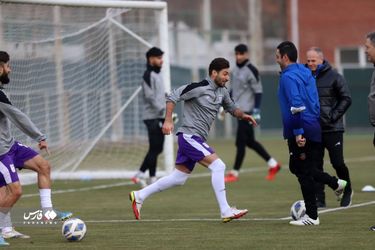 تمرینات تیم ملی فوتبال