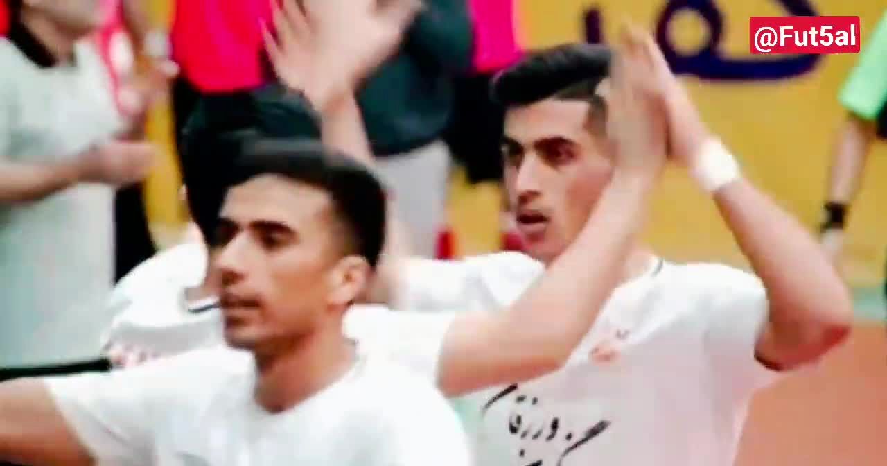 سوپرگل آکروباتیک در لیگ فوتسال ایران|فیلم