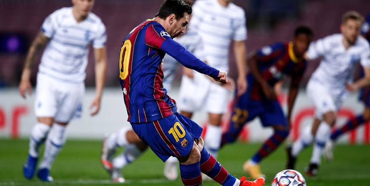 رکورد شکنی مسی از روی نقطه پنالتی