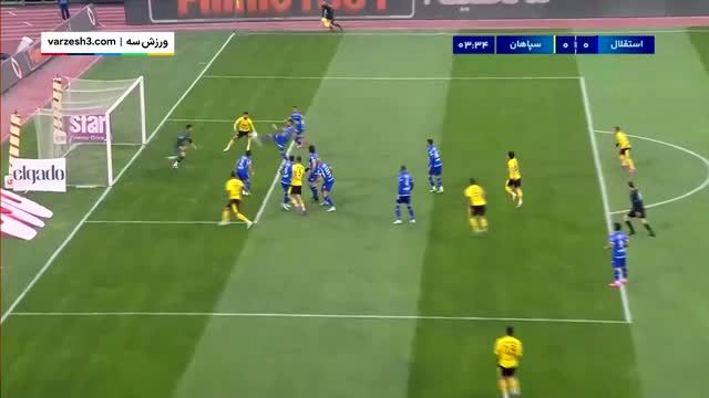 (ویدئو) صحنه مشکوک به پنالتی در محوطه جریمه استقلال