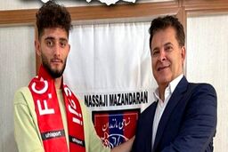 آریا برزگر مهاجم جدید نساجی مازندران